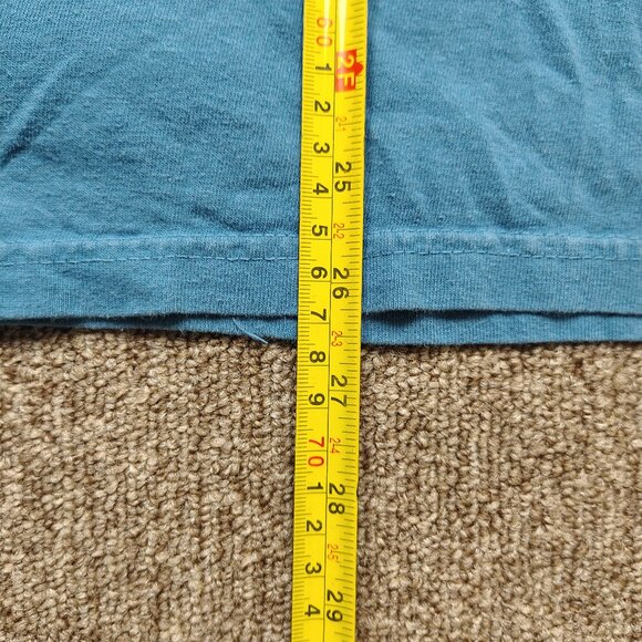 LIFE IS CRAP T-Shirt Men's Medium Blue Made In China Graphic Cotton Short Sleeve - Picture 9 of 9